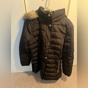 Michaels kors parka belted and hood